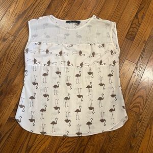 Melissa Nepton Flamingo 🦩 Tank Canadian Designer XL